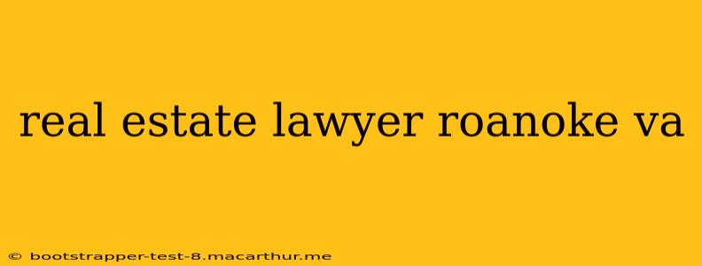 real estate lawyer roanoke va