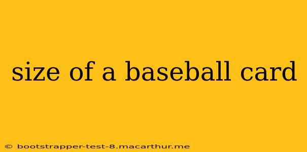 size of a baseball card