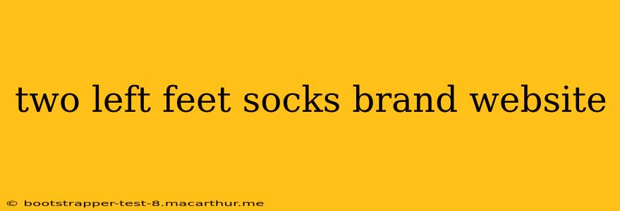 two left feet socks brand website