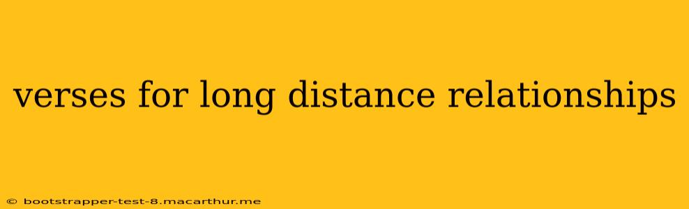 verses for long distance relationships