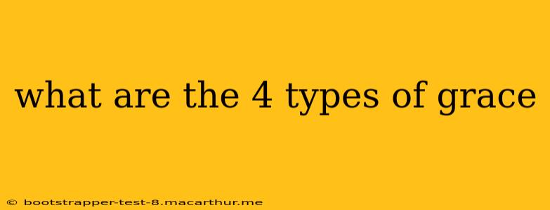 what are the 4 types of grace