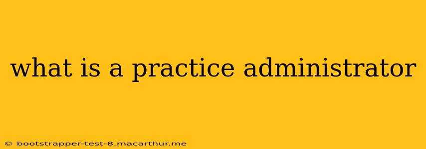 what is a practice administrator