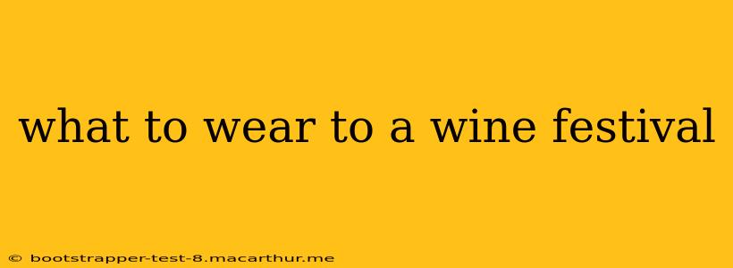 what to wear to a wine festival