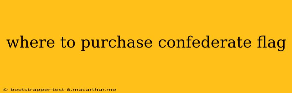 where to purchase confederate flag
