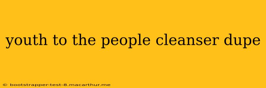 youth to the people cleanser dupe